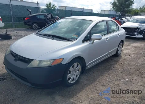 2006 Honda Civic Lx z USA, uszkodzony, nr VIN 1HGFA16586L130715